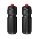 Polar/Hydrapak Breakaway Surge 2 pack Water Bottle 740ml / 25oz Charcoal Set