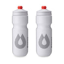 Polar/Hydrapak Breakaway Surge 2 pack Water Bottle 740ml / 25oz White Set