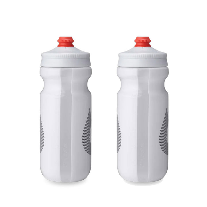 Botella de agua Hydrapak Polar Breakaway Surge - 20 oz, color blanco (paquete de 2)