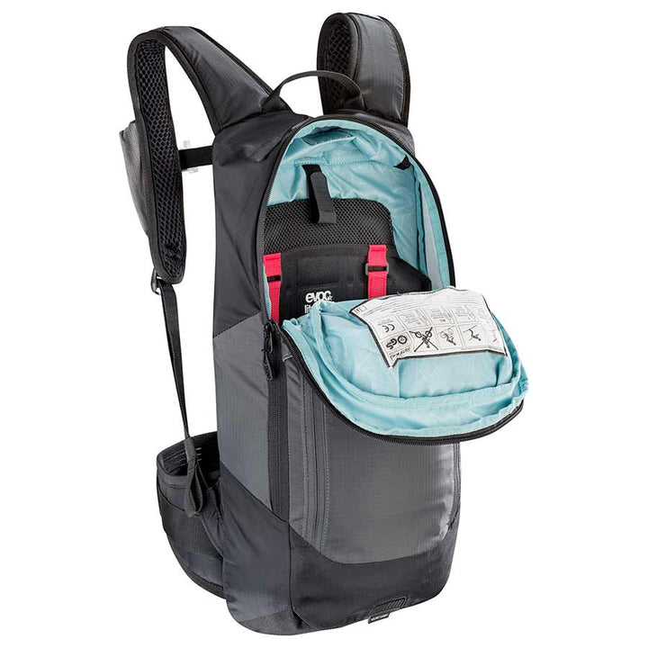 Mochila protectora EVOC FR Lite Race de 10 l, color gris carbono/negro ML