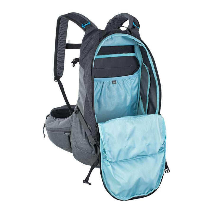 Mochila protectora EVOC Trail Pro 26 de 26 l, color carbono/gris, talla pequeña