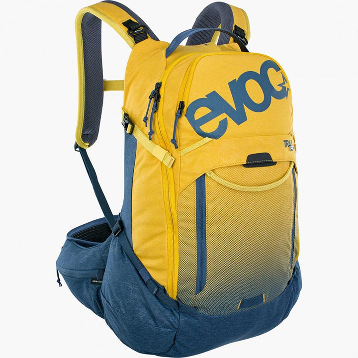 EVOC Trail Pro 26 Mochila protectora 26L Curry/Denim LXL