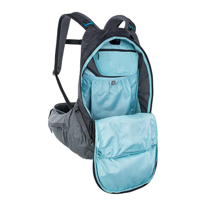 Mochila protectora EVOC Trail Pro 16 de 16 l, color carbono/gris, talla LXL