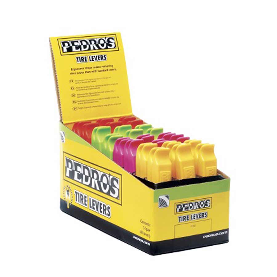 Pedro's Composite Tire Levers 4 Colors (24 pair/POP)