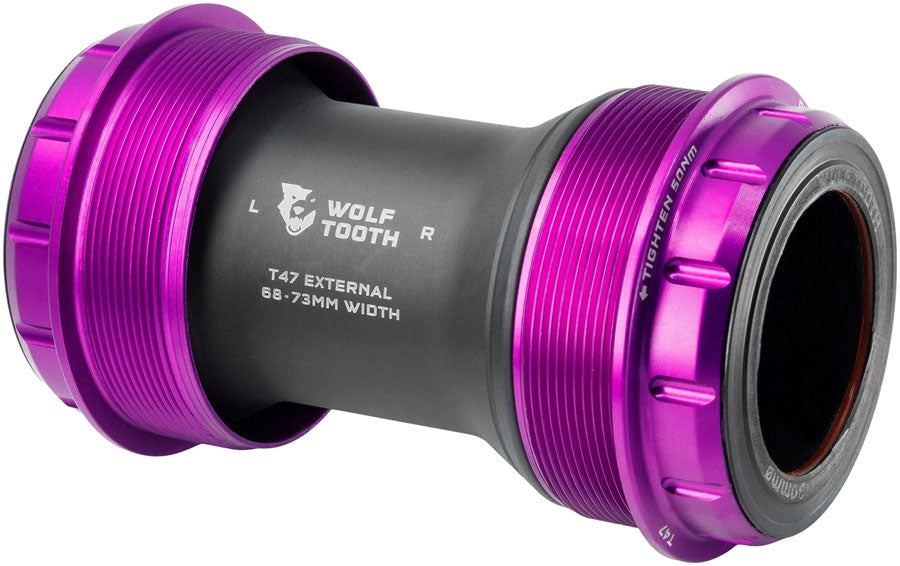 Wolf Tooth T47 External Bottom Bracket - T47 External 68/73mm For 30mm