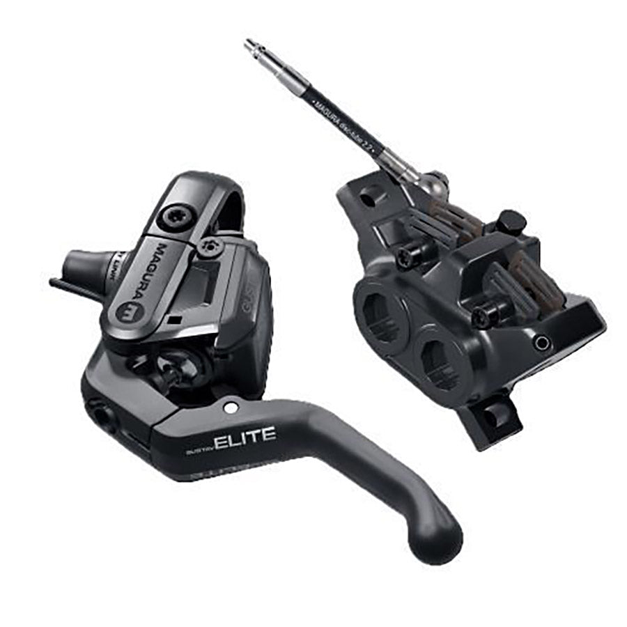Magura Gustav Elite HIGO Closer MTB Hydraulic Disc Brake Front or Rear Post mount Disc: Not included 328g Black