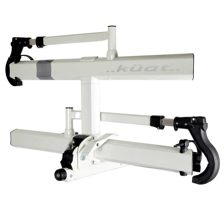 Portabicicletas de enganche Kuat Sherpa 2.0 - Receptor de 2" para 2 bicicletas, color perla
