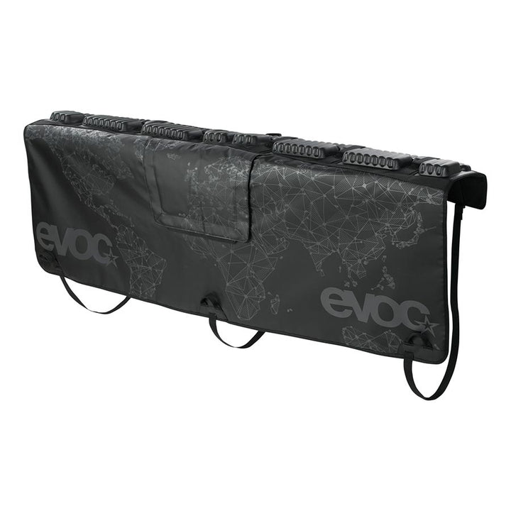 Almohadilla de portón trasero EVOC Curve, 160 cm/63 de ancho, para camiones de tamaño completo, color negro