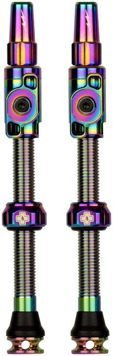 Muc-Off Big Bore Lite Tubeless Valve Stems - XLarge 60mm Iridescent