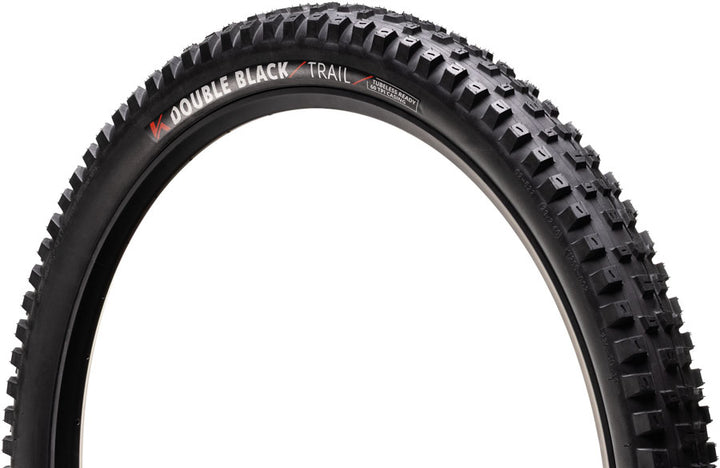 Kenda Double Black Tire - 29 x 2.60 Tubeless Folding Black Trail Dual Layer K-Series