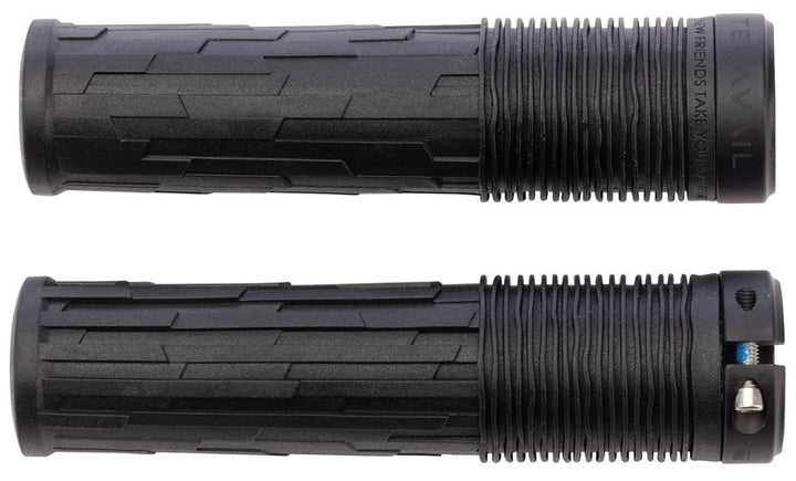 Teravail Lytho Grips - Lock-On Obsidian Black 32mm