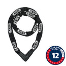 Abus CityChain Plus 1010K Chain Lock Key 9mm 170cm 5.6 Black