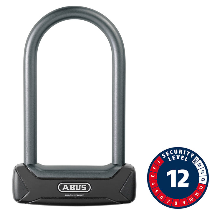Llave para candado en U Abus Granit Plus 640 de 12 mm (8,30 cm x 15,0 cm, 3,3 x 5,9 cm), color negro