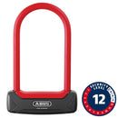 Llave para candado en U Abus Granit Plus 640 de 12 mm (8,30 cm x 15,0 cm, 3,3 x 5,9 cm), color rojo