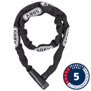 ABUS Steel-O-Chain 5805K Keyed Lock: 110/5mm Black