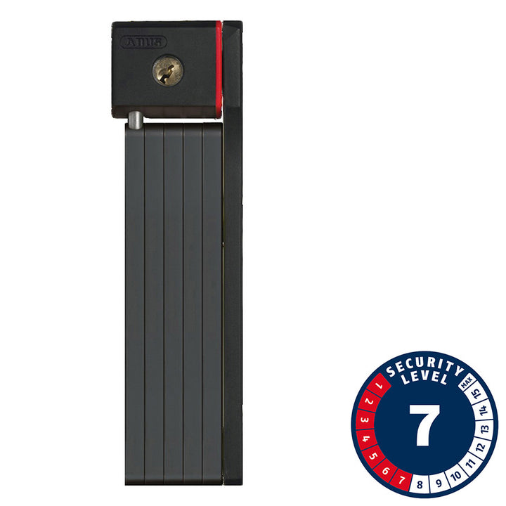Candado plegable Abus uGrip Bordo 5700 (80 cm/2,6 pies), con llave, color negro
