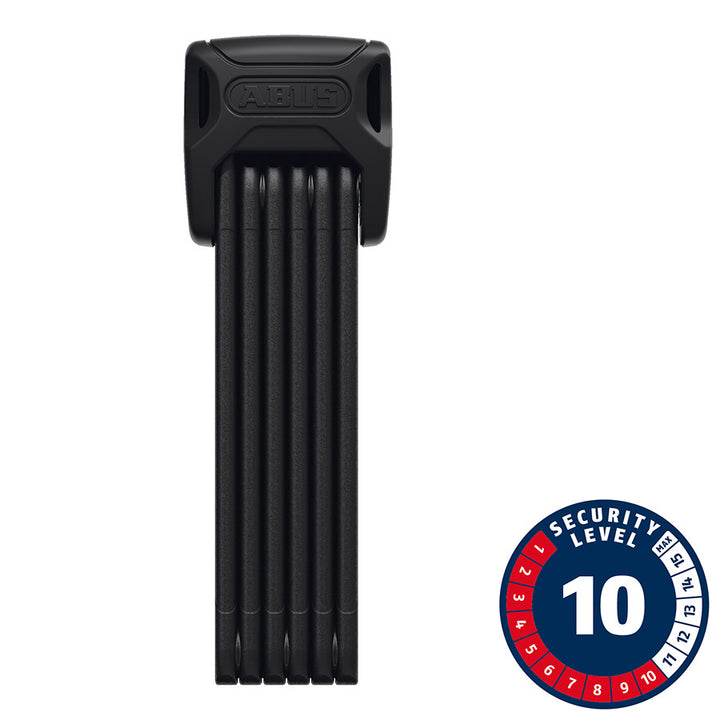 Abus Bordo 6000K XPlus Folding Lock - Keyed 3/90cm Saddlefix Bracket Raincap