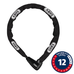 Candado con llave Abus 9809K/170 Steel-O-Chain - Negro