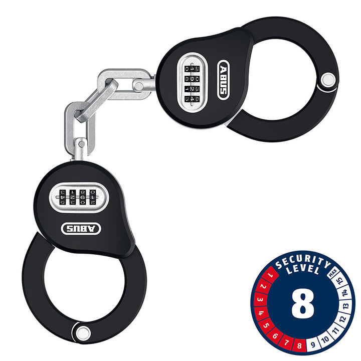 Candado combinado Abus Chain Claw 10 - Negro