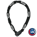 Candado de cadena Abus Granit CityChain XPlus 1060K con llave de 10 mm, 140 cm, 4,6 cm, color negro