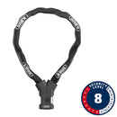 Abus Yardo Chain Lock Fingerprint 7mm 85cm 2.8 Black