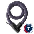 Abus Yarnit 4004K Chain Lock Key 4mm 110cm 3.6' Midnight Purple