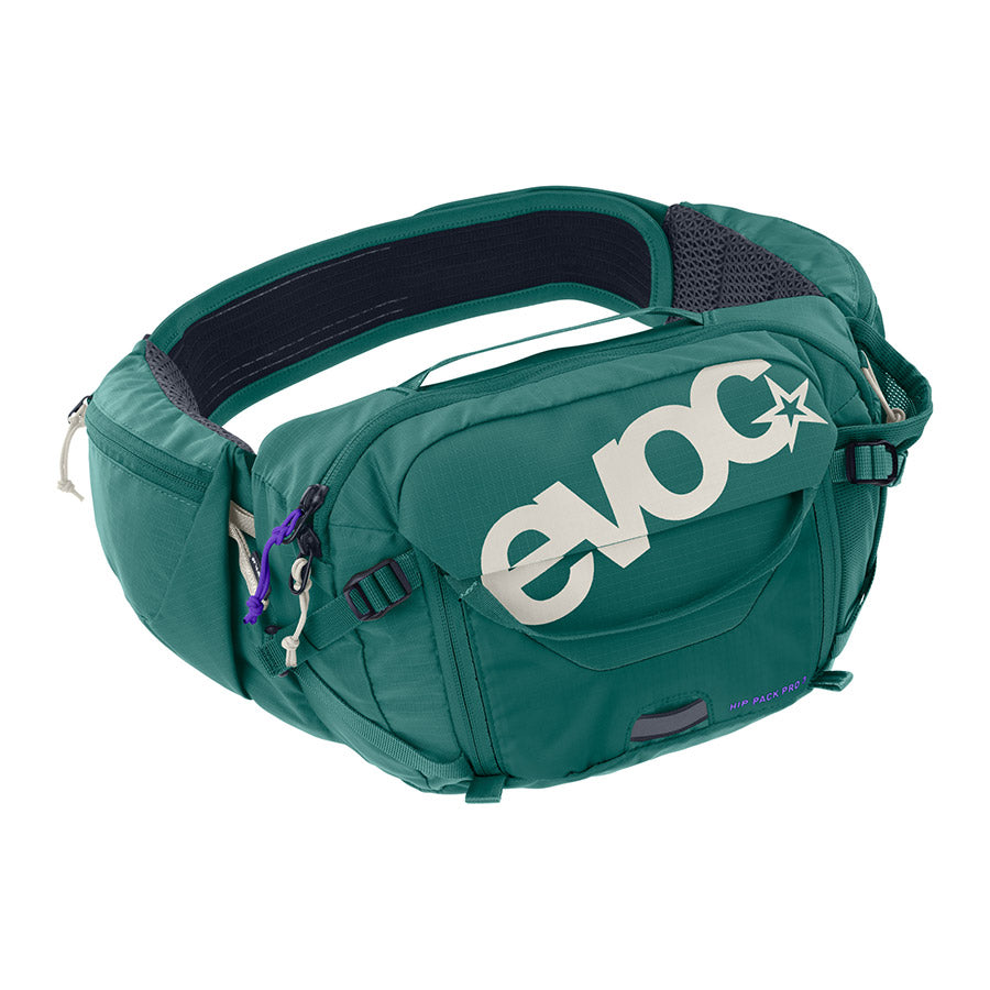 EVOC Hip Pack Pro 3 +1.5L Bladder Bottle Green
