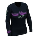 Maillot Leatt MTB Gravity 4.0 para mujer, color negro, talla M