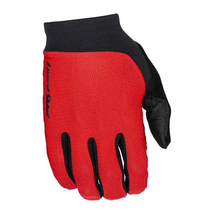 Guantes de dedos completos Lizard Skins Monitor Ignite, color rojo carmesí, talla XS