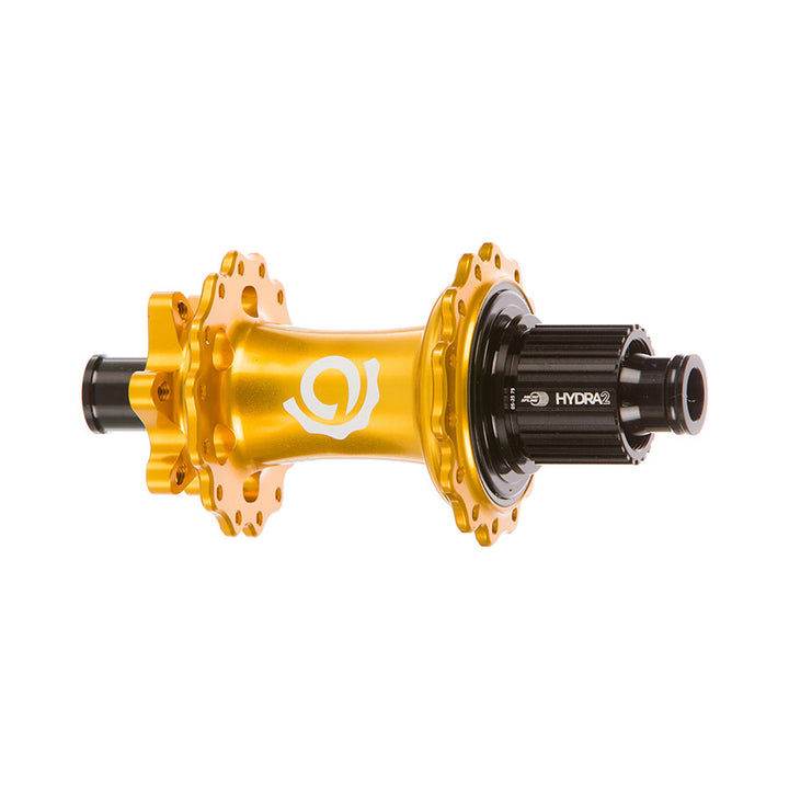 Industry Nine Hydra 2 Boost MicroSpline Disc Hub Rear 32H 12mm TA 148mm Shimano Micro Spline Gold