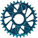 Wheels Manufacturing Direct Mount Chainring - 32t Shimano Direct Mount 1.5mm Outboard Offset HG+ Chain Compatible Teal