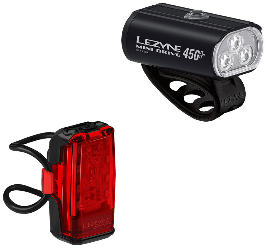 Lezyne Mini Drive 450 Plus/KTV Plus Drive Headlight/Taillight Set