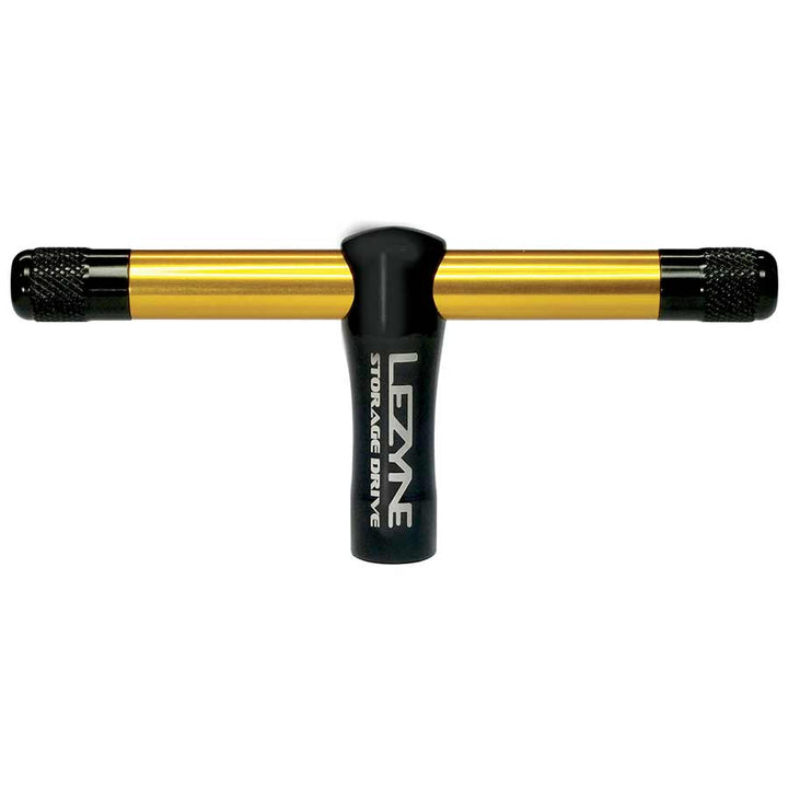 Lezyne Storage Drive - Multiherramientas con placas de aluminio y puntas de cromo vanadio negras