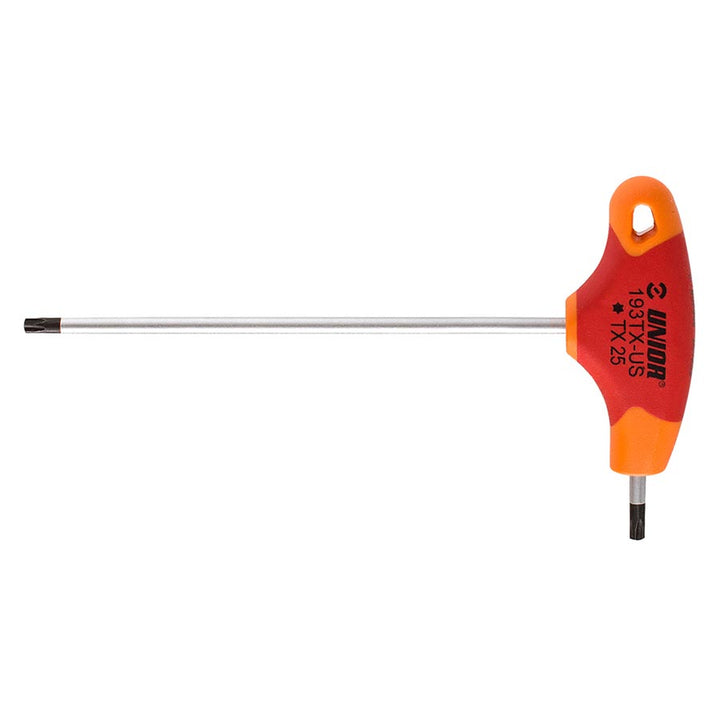 Unior T-Handle Torx Wrench T30 Red/Orange