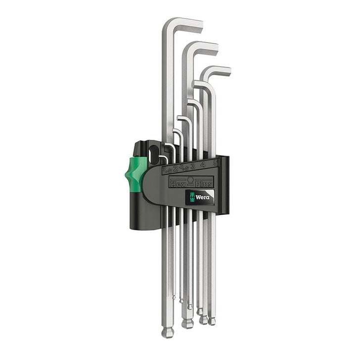 Juego de llaves Allen Wera 950/9 Hex-Plus (métricas)