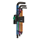 Juego de llaves hexagonales Wera 950/9 Hex-Plus SB L-Key - Métricas, Multicolor