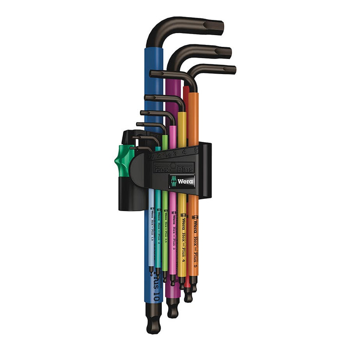 Juego de llaves hexagonales Wera 950/9 Hex-Plus SB L-Key - Métricas, Multicolor