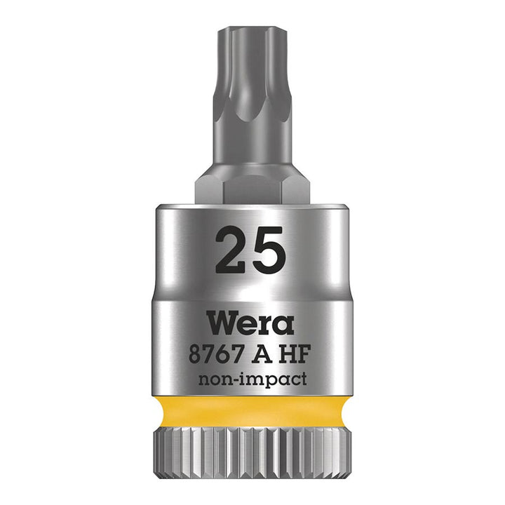 Punta Torx Wera 8767 A HF de 1/4" - T25 de 28 mm