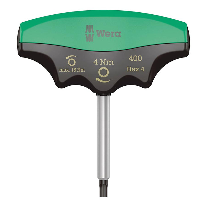 Llave dinamométrica Wera 400 con indicador de par hexagonal de 4 mm/4,0 Nm