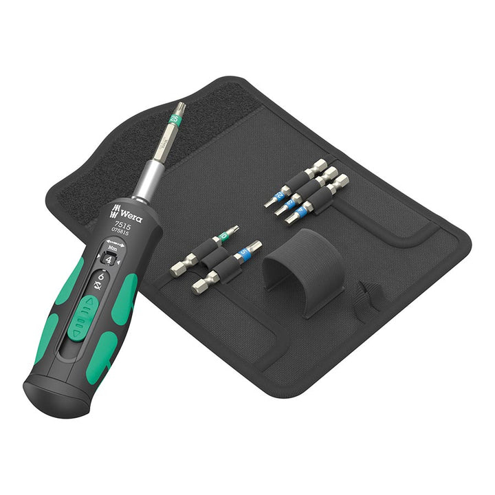 Juego de destornilladores y puntas Wera 7515/7 Kraftform Bike 1 Safe-Torque