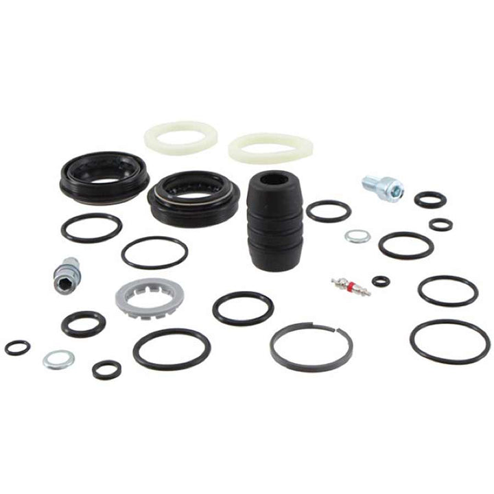 El kit de servicio completo RockShox XC32 Solo Air/Recon Silver B1 incluye sellos de amortiguador de aire solo y hardware