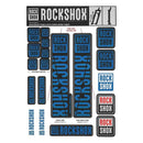 Kit de calcomanías para horquilla RockShox - 35 mm Azul