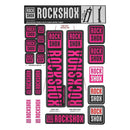 Kit de calcomanías para horquilla RockShox - 35 mm Magenta