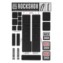 Kit de calcomanías para horquilla RockShox - 30/32 mm/RS1 Stealth Black