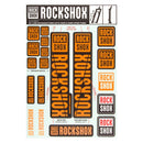 Kit de calcomanías para horquilla RockShox - 30/32 mm/RS1 naranja