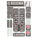 Kit de calcomanías para horquilla RockShox - 30/32 mm/RS1 gris