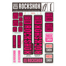 Kit de calcomanías para horquilla RockShox - 30/32 mm/RS1 Magenta