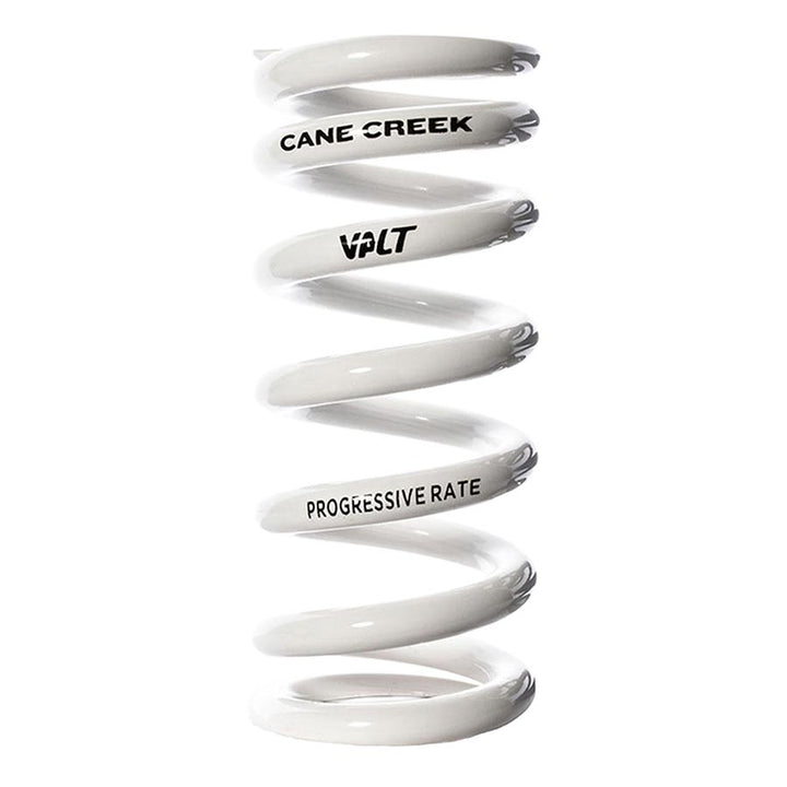 Cane Creek Progressive Rate VALT Lightweight Rear Shock Spring - 45mm x 550-670lbs White