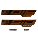Kit de calcomanías para horquilla Rockshox - SID SL Ultimate 27,5"/29" (lámina de cobre mate/negro brillante)