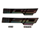 Kit de calcomanías para horquilla Rockshox - SID Ultimate 27.5"/29" Arcoíris brillante/Negro brillante